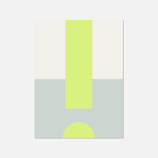 Exclamation II Geo Art Print