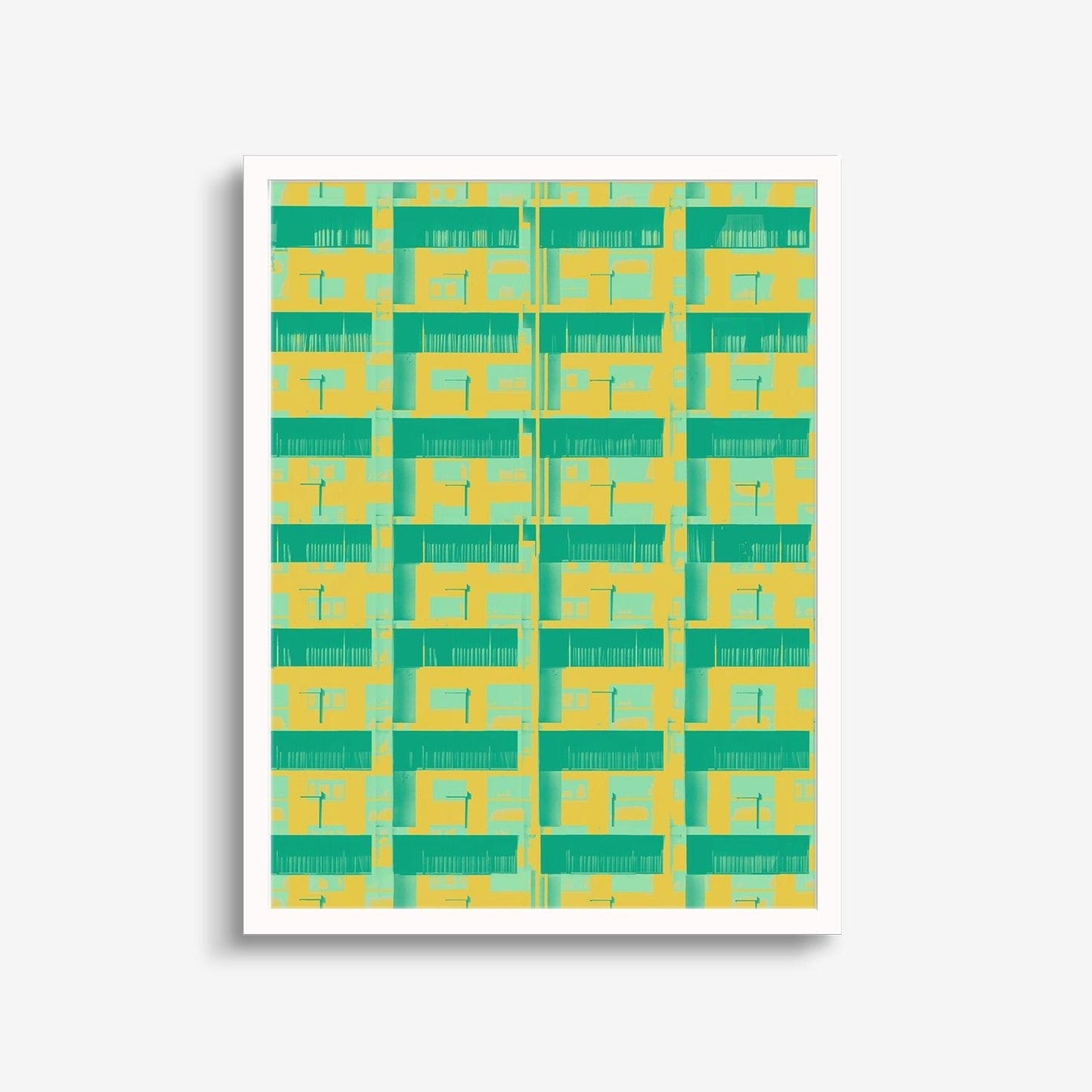 Flat No. 6 Art Print, Modern