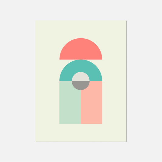 Geo Deco Art Print XII