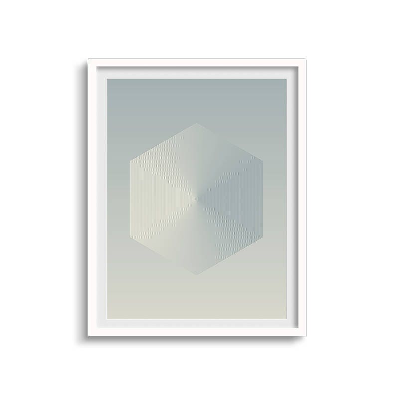 Moiré Zen Focal Point Fine Art Print