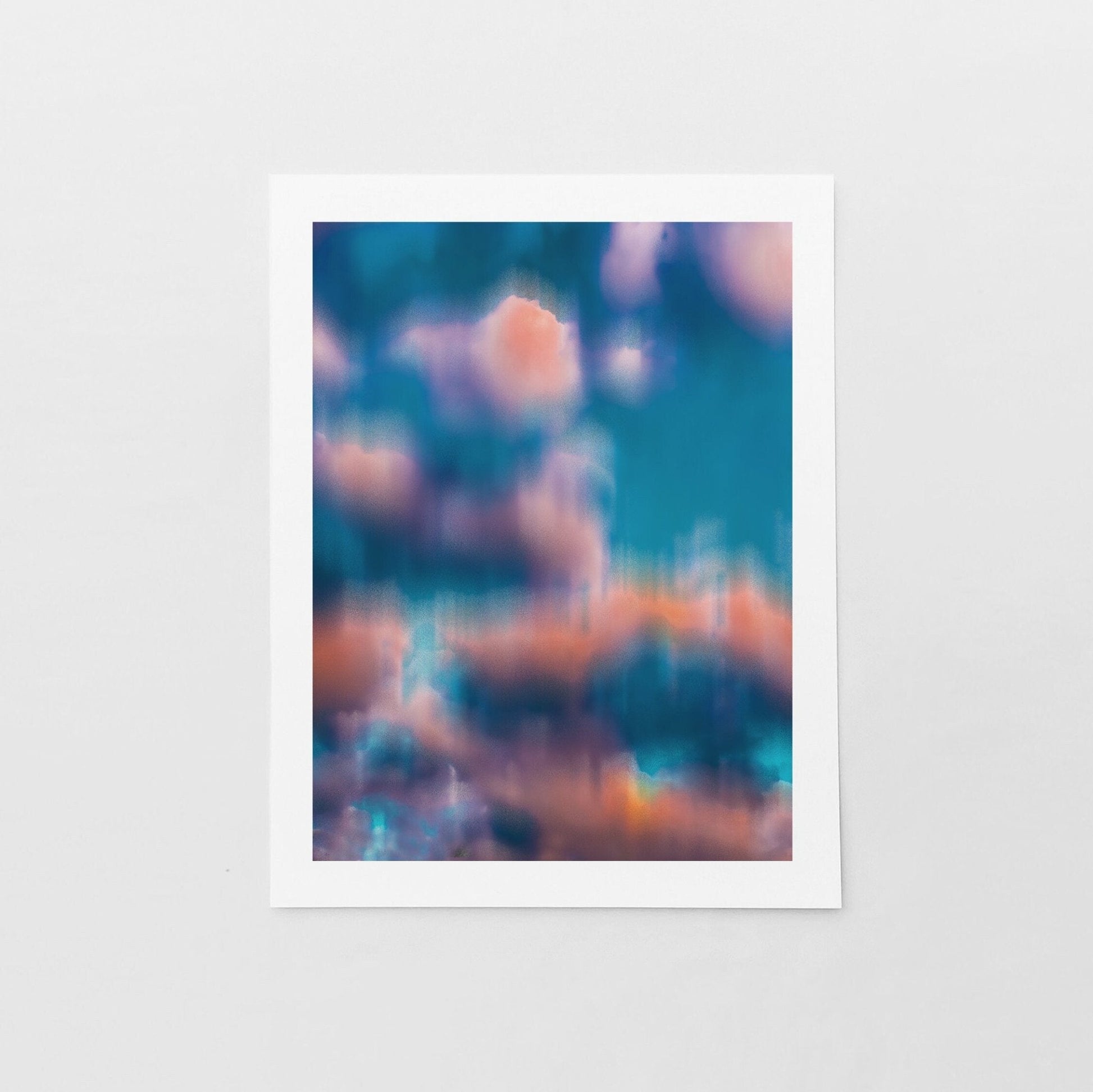 Orange Cloud Art Print, Photo Art, Fine