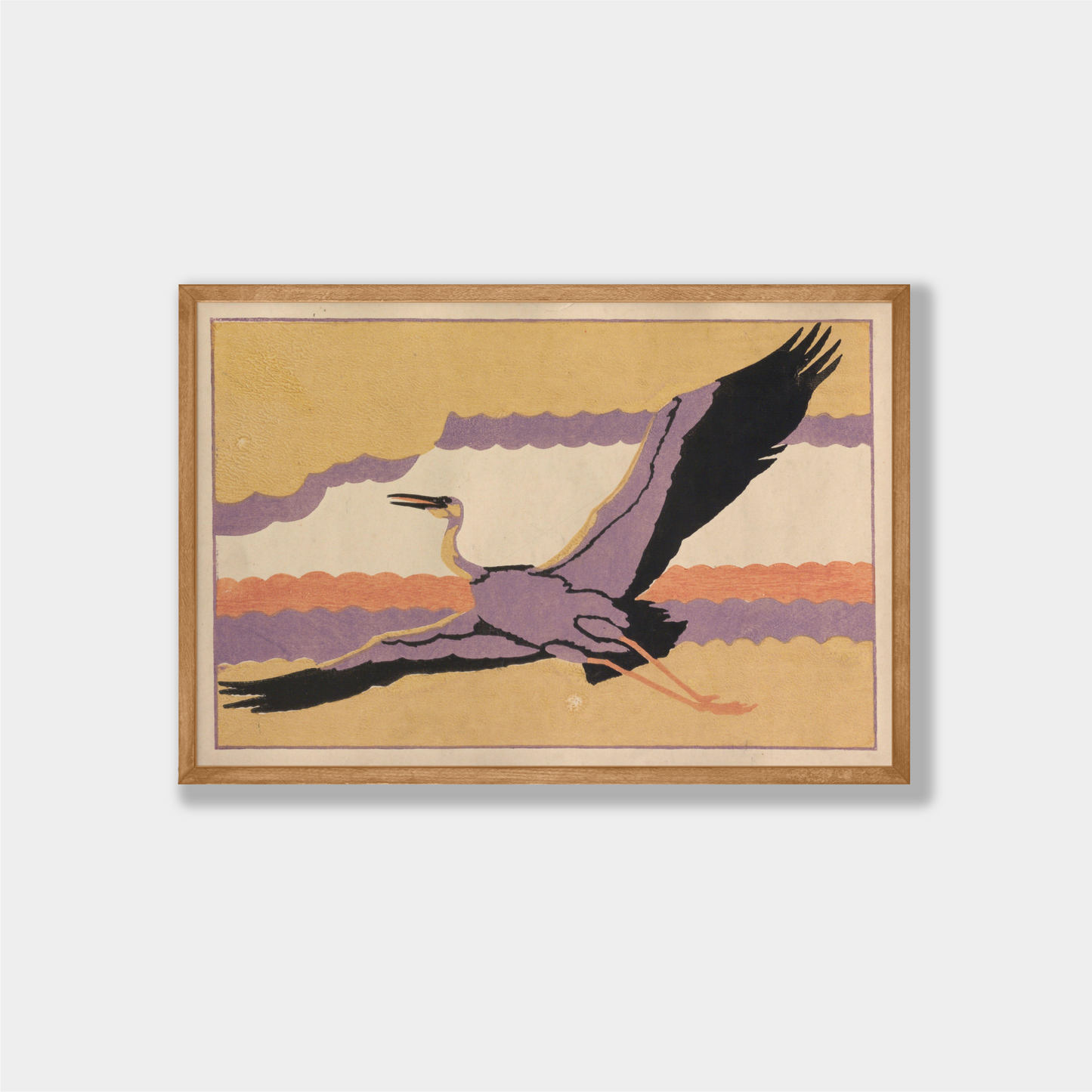 Vintage Bird Japanese Art Print