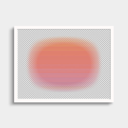 Scan Board Sunset Art Print